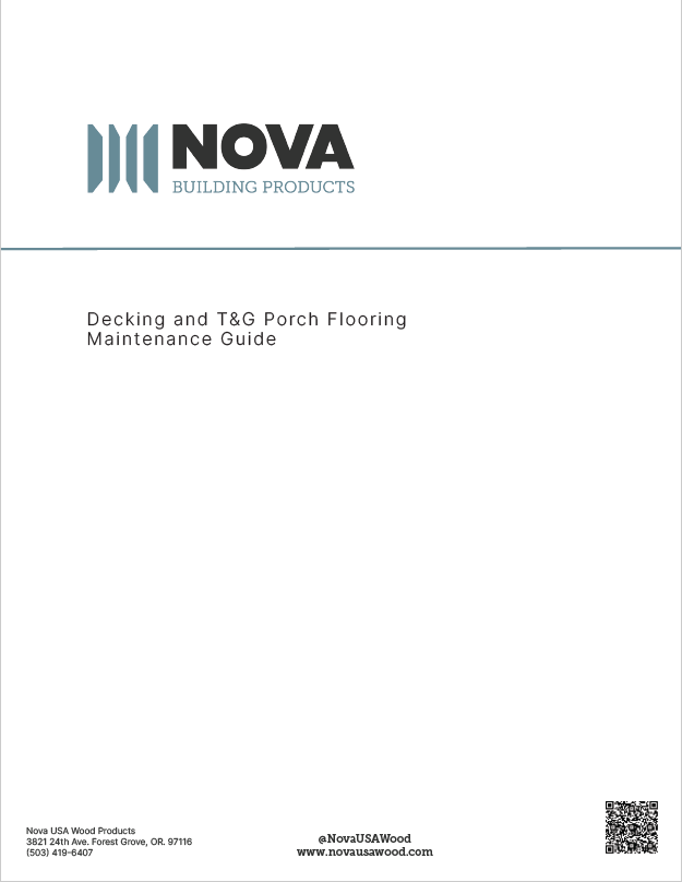 Decking and T&G Porch Flooring Maintenance Guide